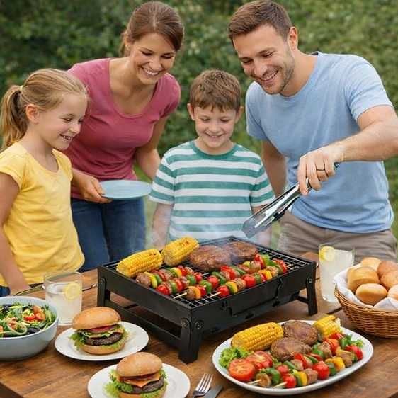 Преносимо барбекю на дървени въглища, куфар - 2 размера / Portable Grill