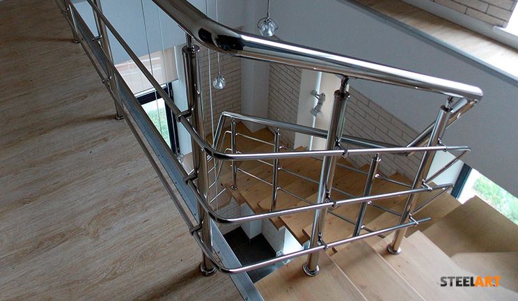 Перила из нержавеющей стали