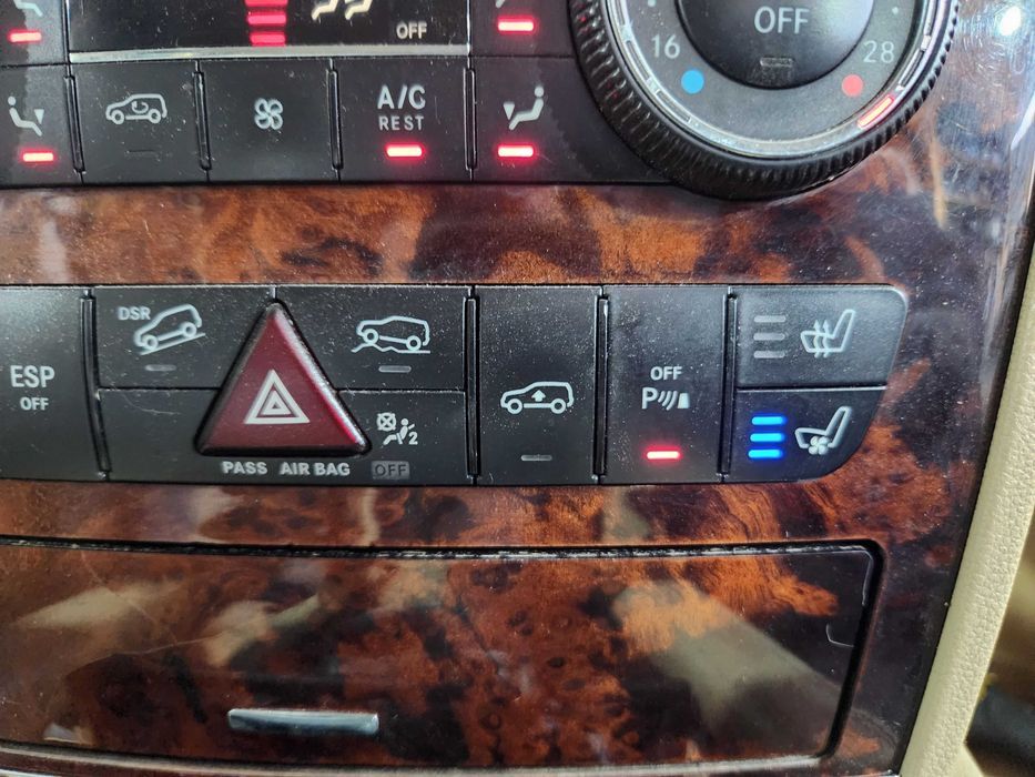 panou clima butoane Mercedes ML GL W164 ML320 ML350 ML280 A2518702289