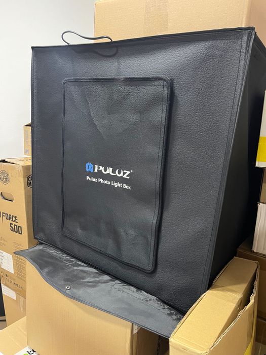 Преносима фото кутия Light box Puluz с 6 фона