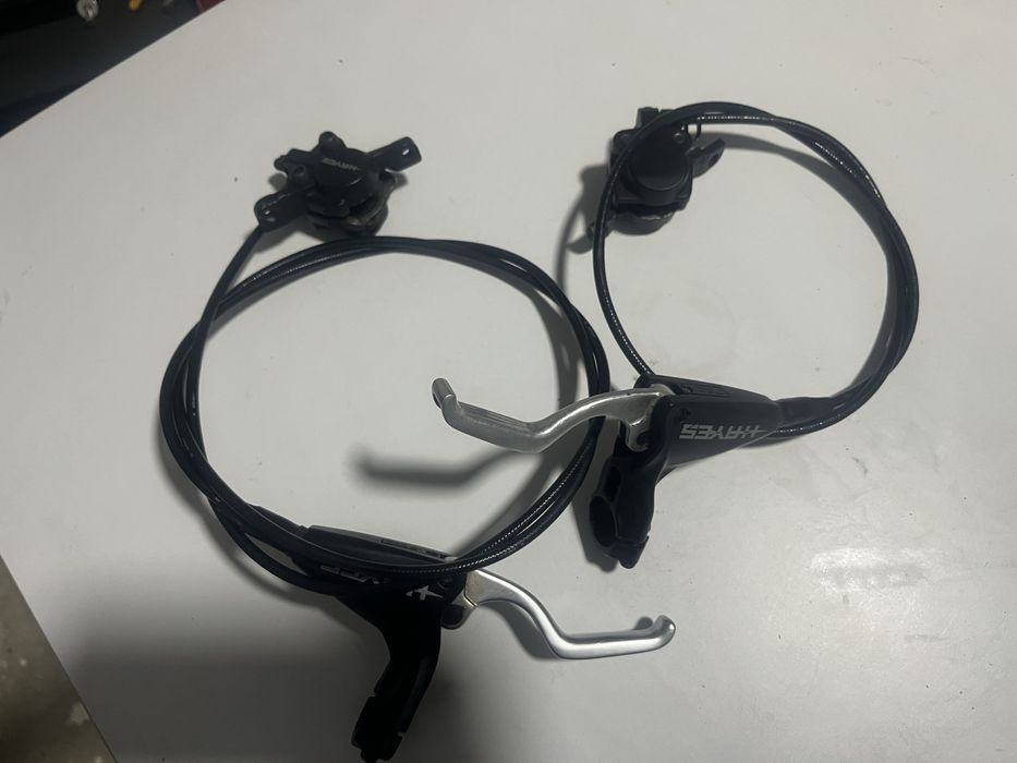 Set frane hidraulice hayes bicicleta