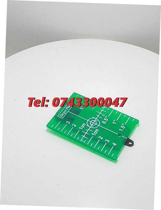 Placa Tinta Pentru Nivele Laser Plastic Verde Neo