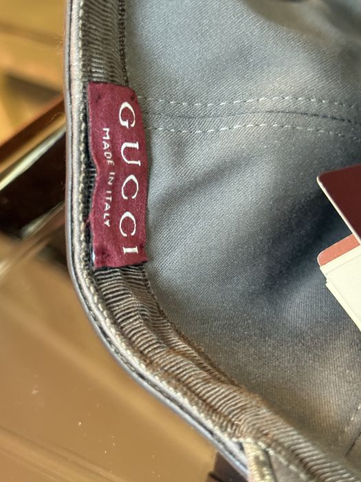 Șapcă Gucci GG – model elegant – gri/taupe