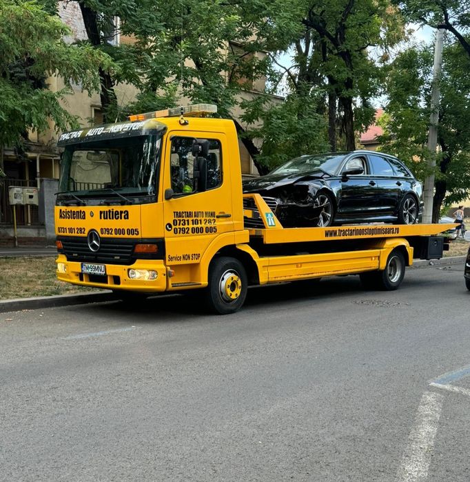 Tractari auto Timisoara Autostrada A1, Ungaria, Austria,Slep Non-Stop