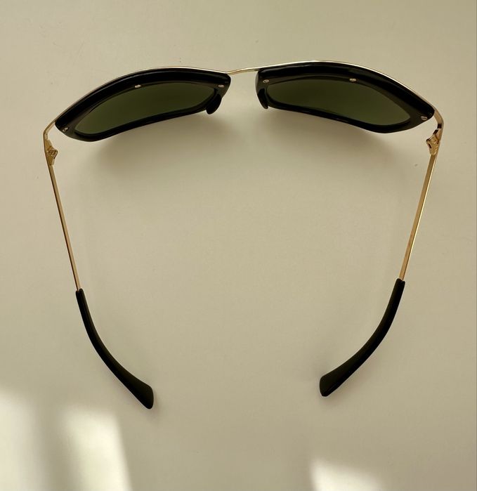 Ray-Ban B&L USA Vintage XL – 60мм G15 стъкло, черно/златно, ТОП състояние