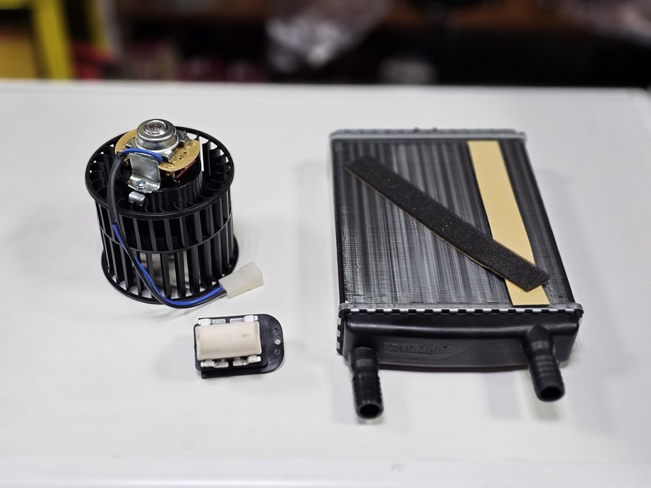 Радиатор отопителя, моторчик отопителя, реостат печки на ГАЗЕЛЬ