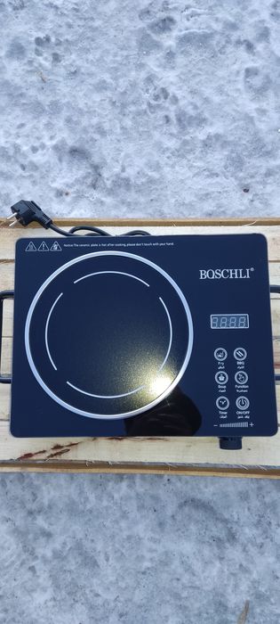 плита электрическая настольная стеклокерамика