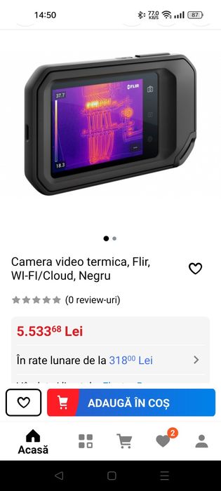 Camera termica flir C8940