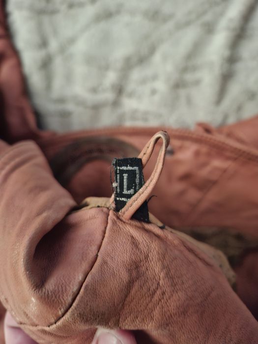 Jachetă și fustă piele vintage