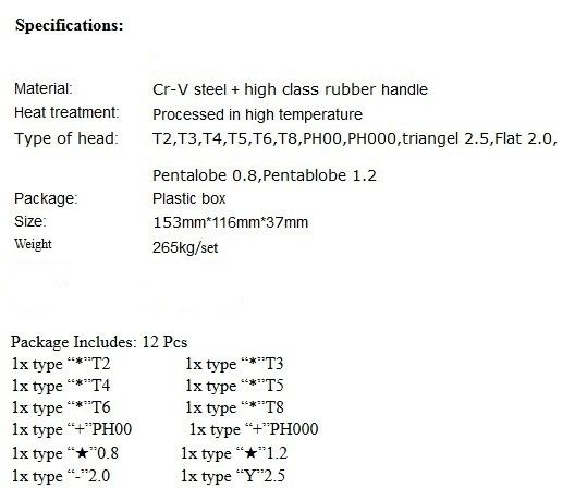 Комплект отвертки STELS за телефон GSM, Samsung, iPhone, Nokia, лаптоп