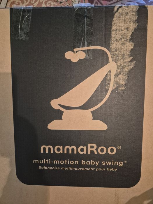Електрическа бебешка люлка mamaRoo 5.0, тъмно синя
