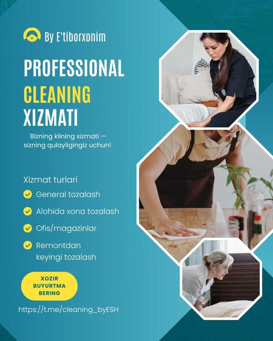 Cleaning xizmati-Toshkent