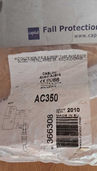 Sistem anticadere Protecta Cabloc AC 350 - pentru cablu 8mm