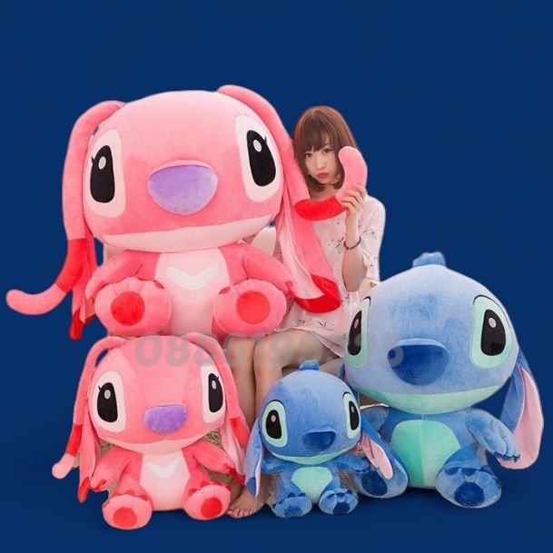 Голям плюшен Стич, 100см Лило и Стич плюшени играчки 1м Стич