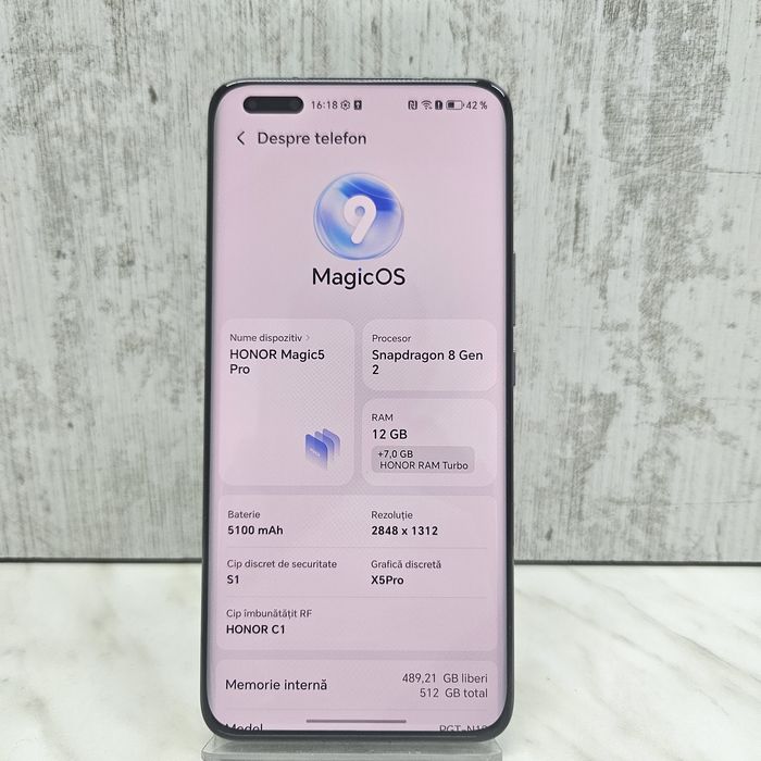 Honor Magic 5 Pro 512/12GB Black Zeus Amanet Vitan 3357