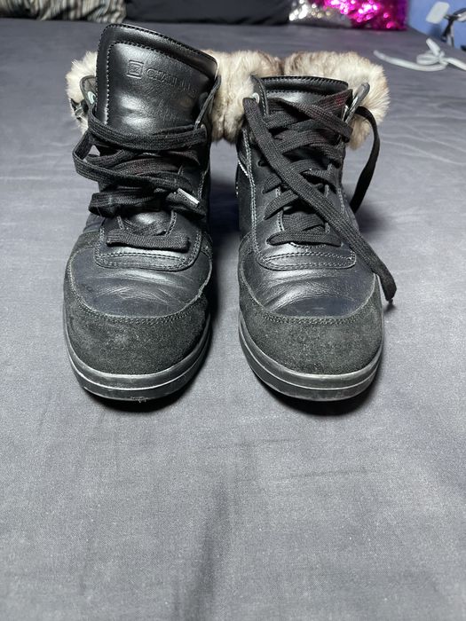 Bascheti / Ghete / adidasi Chanel originali 40 blana piele