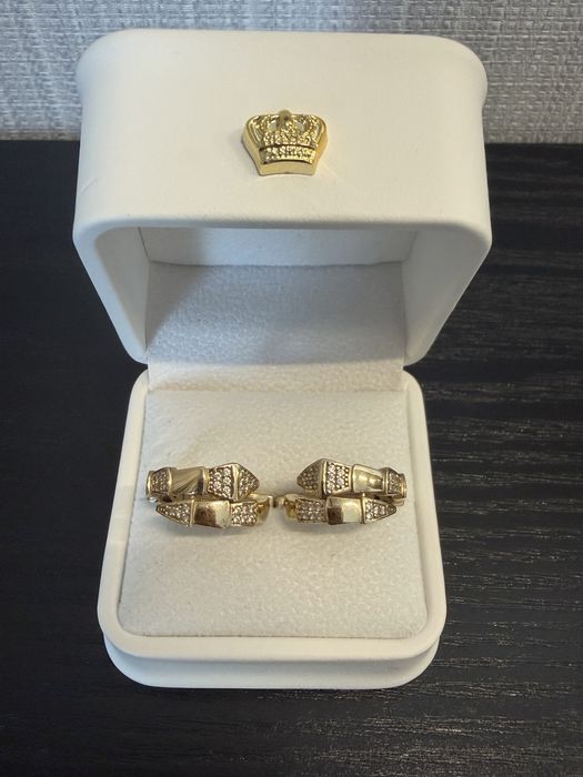 Продам серьги, под bulgari