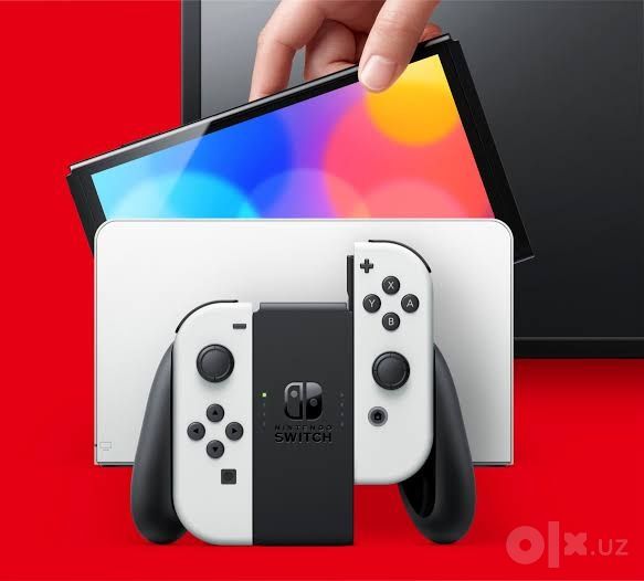 Nintendo Switch Oled  чипован + 128 гб флешка, игры записаны. Гарантия