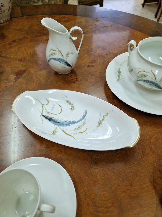 Рядък антикварен френски сервиз за кафе ROYALE D'ARTOIS LIMOGES