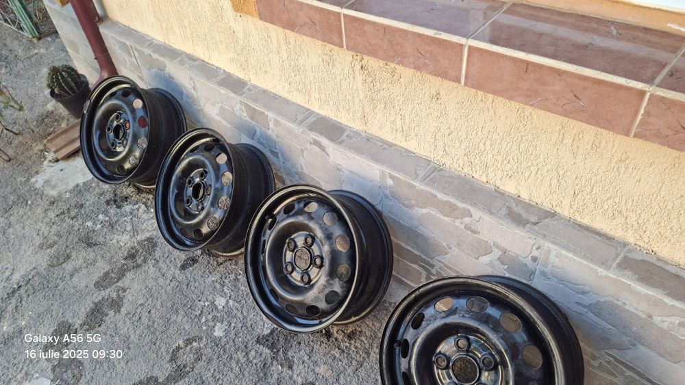 Jante oțel,15 țoli,skoda octavia 2,vw passat b5. Aaudi a4  5x112