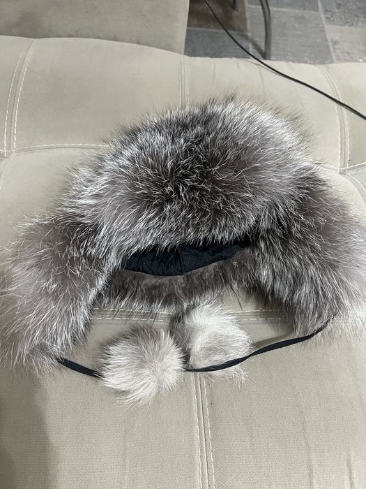 Шапка  женская песец