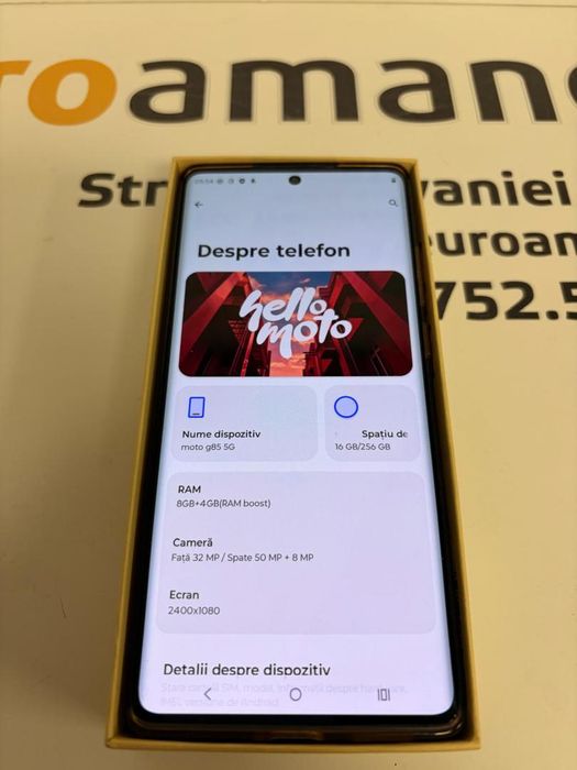 Motorola Moto g85, Dual SIM, 8GB RAM, 256GB, 5G, Surf the Web -T-