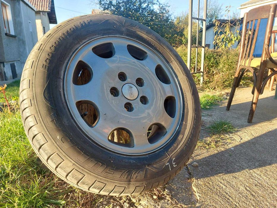 Автомобилни гуми с джанти 15 бъбреци.5 броя.