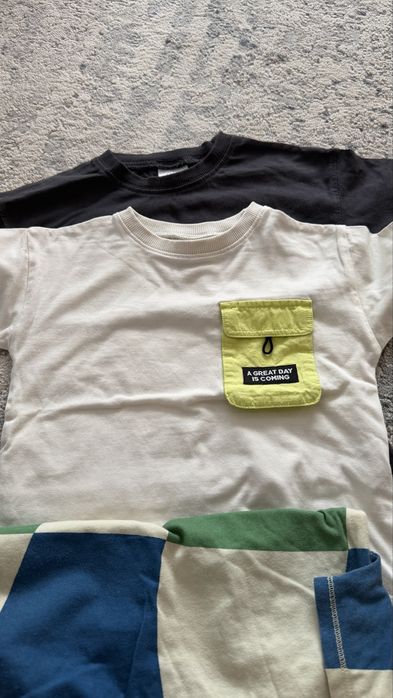 Camasa H&M aproape noua + 4 tricouri zara marime 9-12 luni