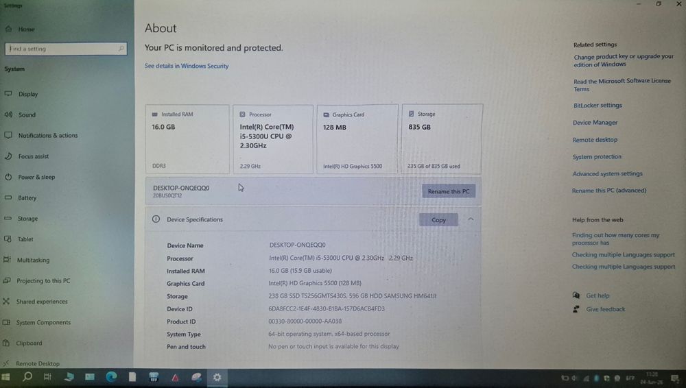 Lenovo t450 лаптоп леново