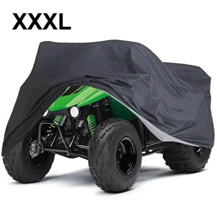 Prelata Husa auto moto masina ATV UTV Oxford 210D 262x110x120cm, Husă Impermeabilă pentru Exterior, Rezistentă Auto Protecție Împotriva Vântului și UV