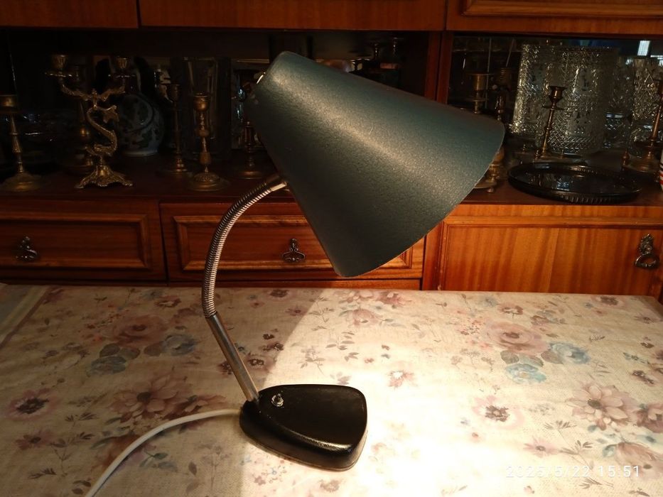 Советские железные настольные лампы