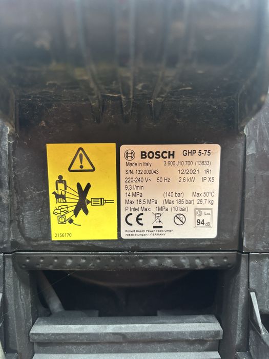 Vand pompa spalat bosch ghp 5-75