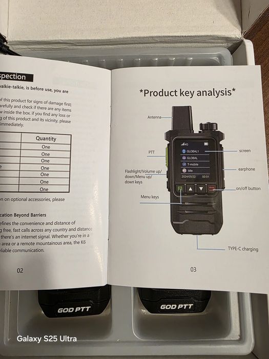 Set 2 statii Walkie-Talkie , distanta emitere 5000 km , acoperire glob