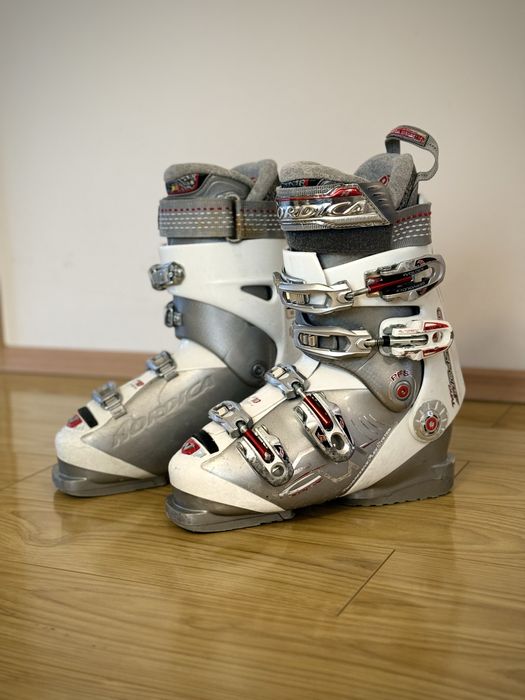 Bocanci ski copii 28-31, 33, 34-35, skiuri copii 90cm, casca UVEX