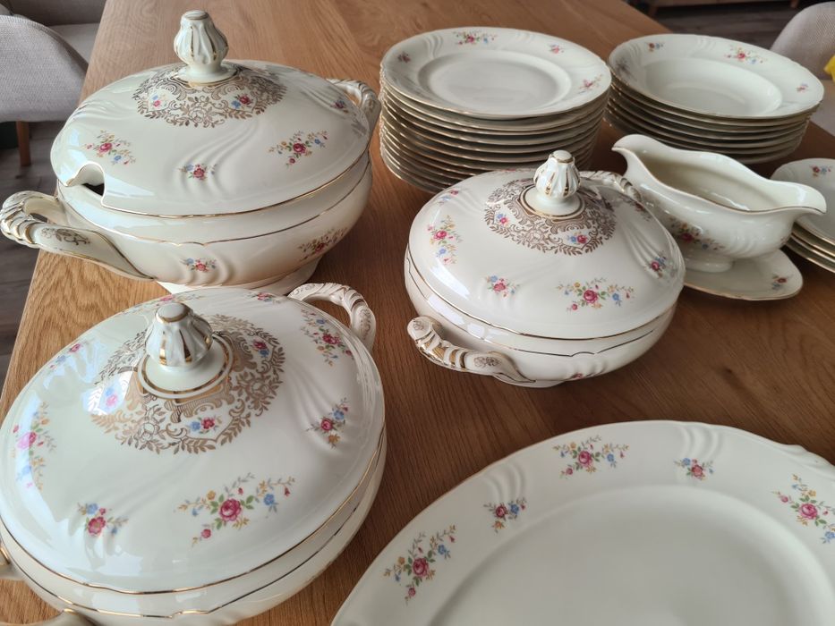 Винтидж сервиз Bavaria Elfenbein Porzellan