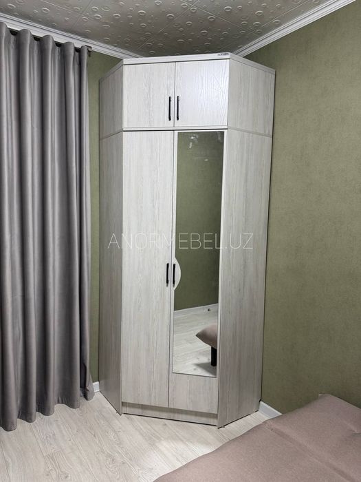 Угловой шкаф с антресолью Йоркин от ШАРАФ