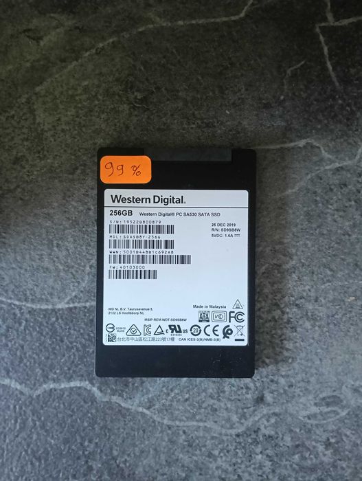 SSD 256Gb, 2.5" SATA