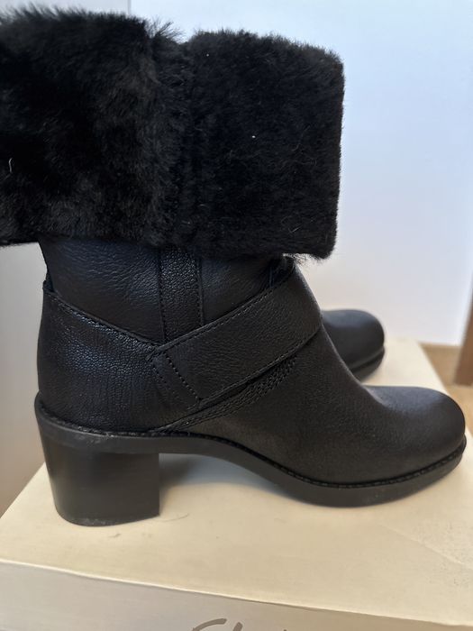 Cizme Clarks din piele naturala, marimea 39, noi