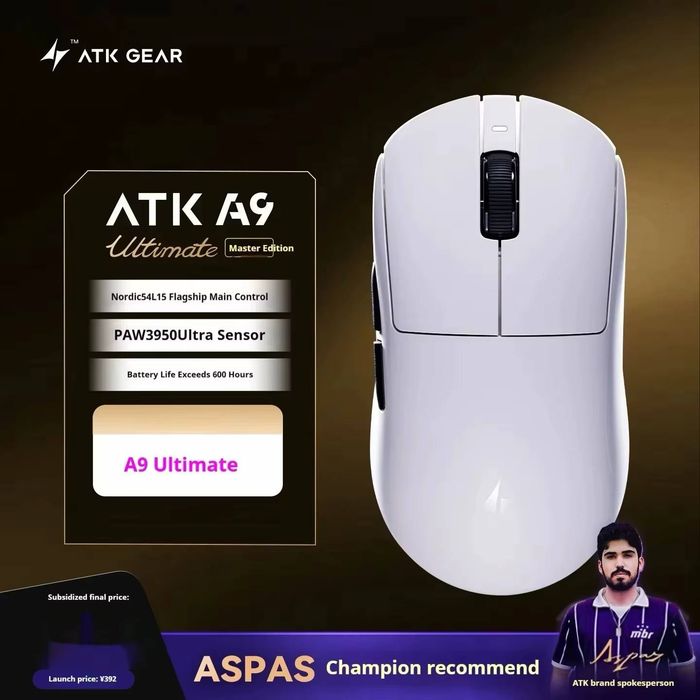 New Mouse ATK A9 Ultimate Pink/White/Red
