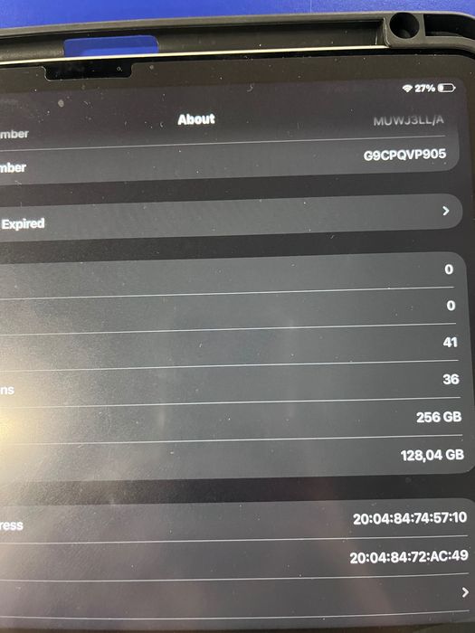 Ipad Air M2 256gb 11inch +Ipad Pencil Pro