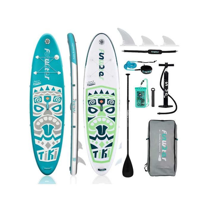 Надуваем падълборд FunWater TIKI Paddle Board SUP Оригинални НОВИ