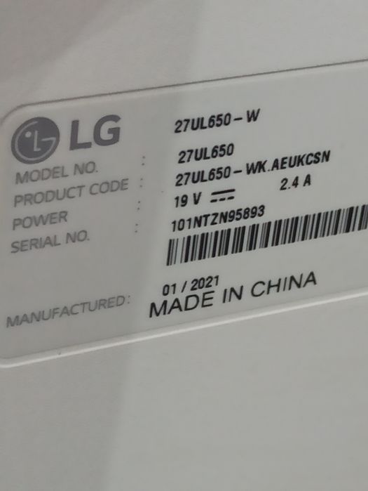 Monitor LG IPS 4K UHD 27 inch  Monitor Gaming curbat LED VA DELL