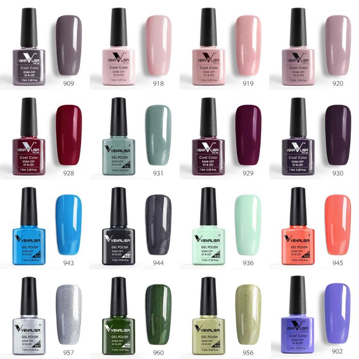 Промо ПАКЕТ 10 броя гел лак Venalisa