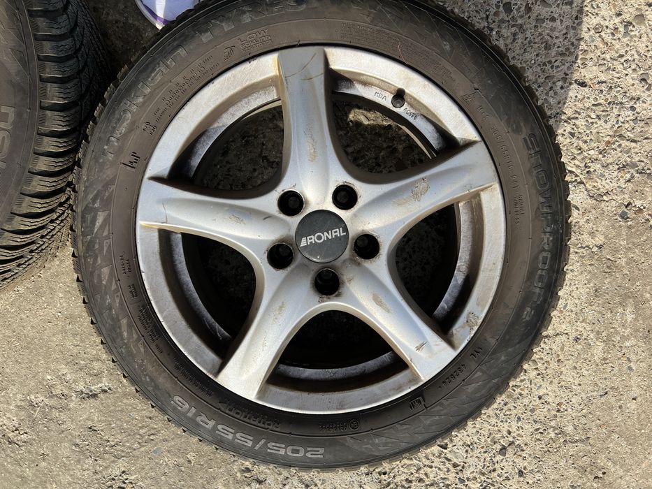 Anvelope IARNA NOKIAN TYRES SNOWPROOF 2 205/55R16 + Jante aliaj RONAL