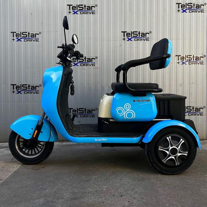 Триместна електрическа триколка Luxor 2 2000W 60V23Ah ново