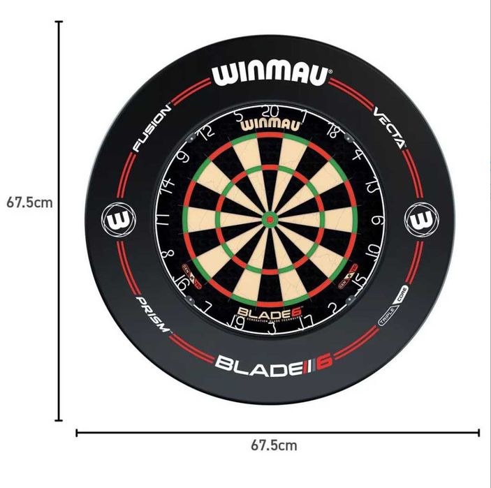 Set Tinta Darts Winmau Blade6 Protectie Perete 2 Seturi de Sageti