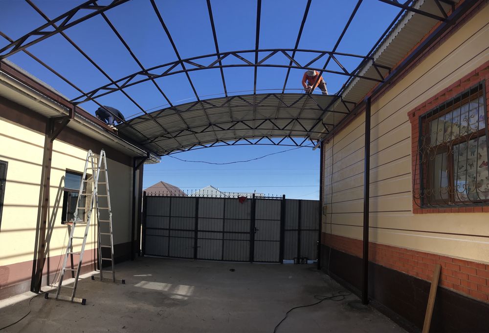 Сварщик. Навес, ворота, ограждение, перила, лестница, забор, оградка.