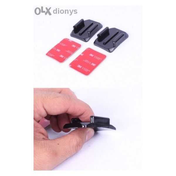 Двойнозалепващи лепенки за GoPro и аналози, Равни и извити