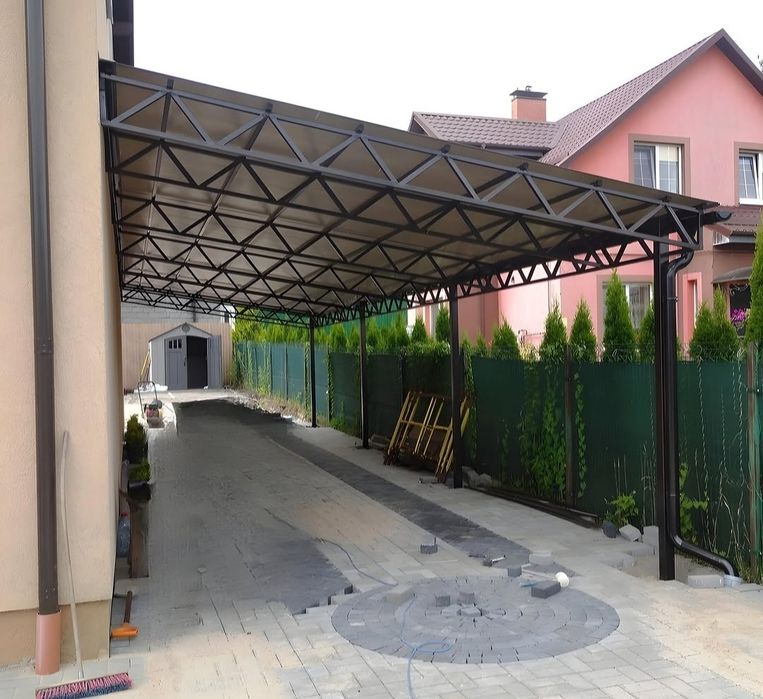 Перила лестнице козырьки