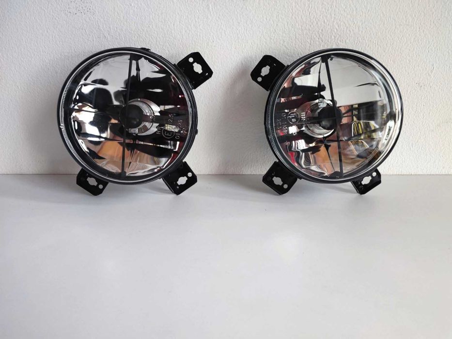 Вътрешни фарове Vw golf 2 Светли кристални с кръстачка Нови затъмнени